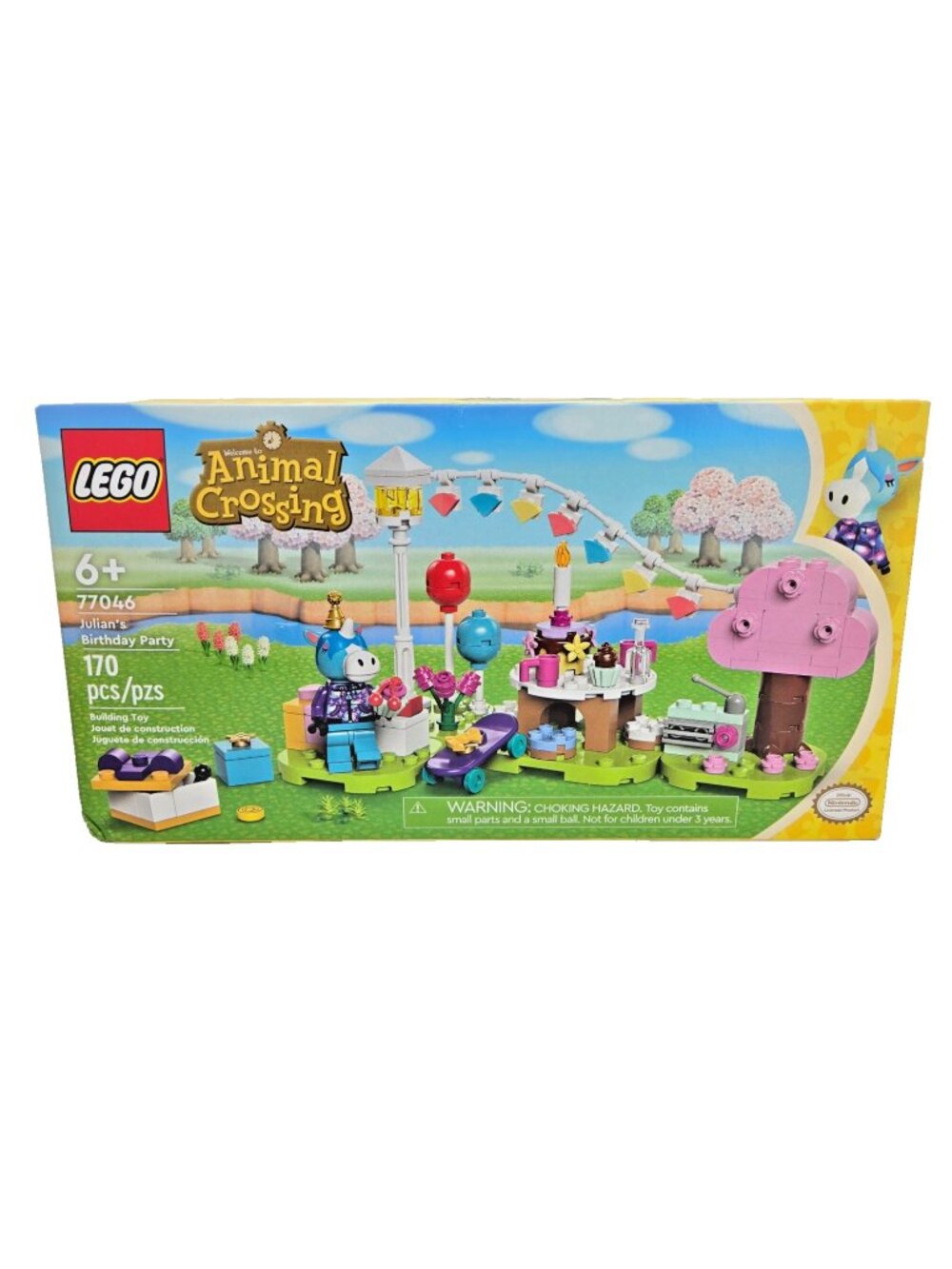 LEGO Animal Crossing Julian's Birthday Party 77046 170pc Set New Sealed